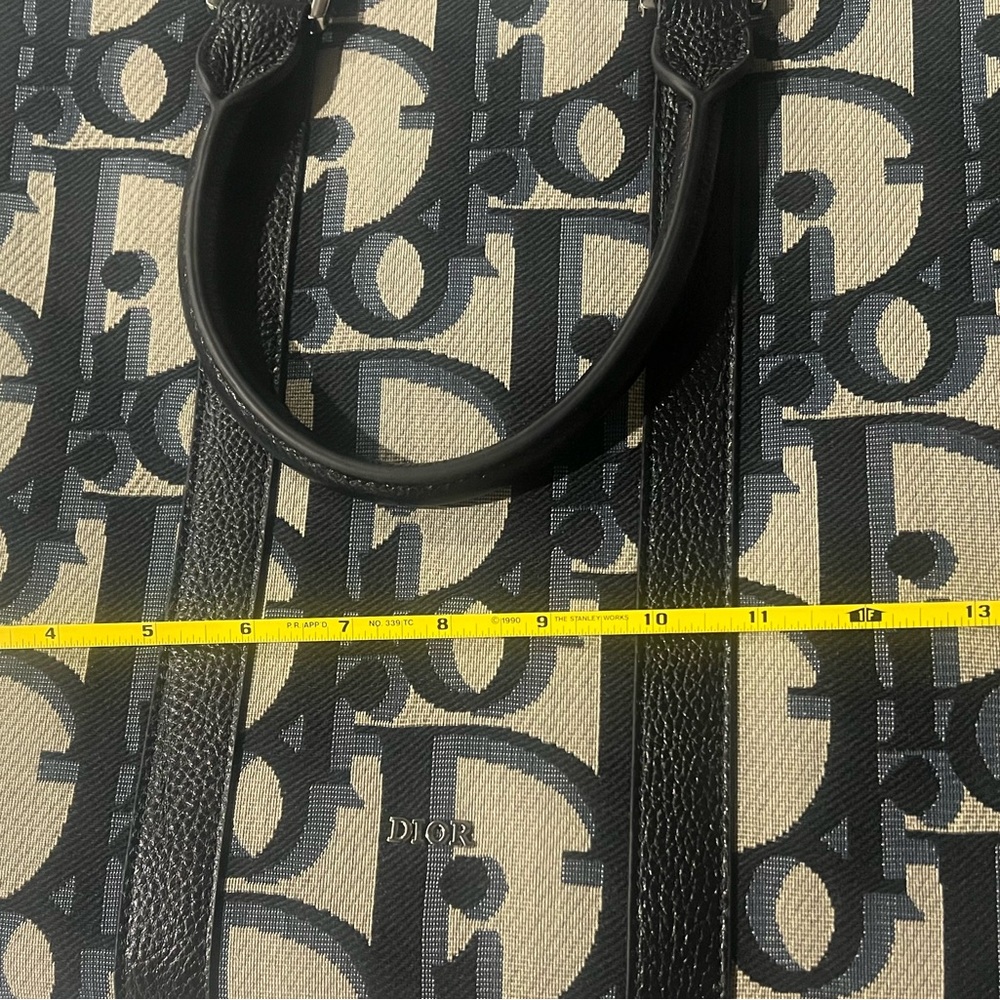 Dior Monogram Black , blue/gray and Cream Tote - Picture 8 of 8